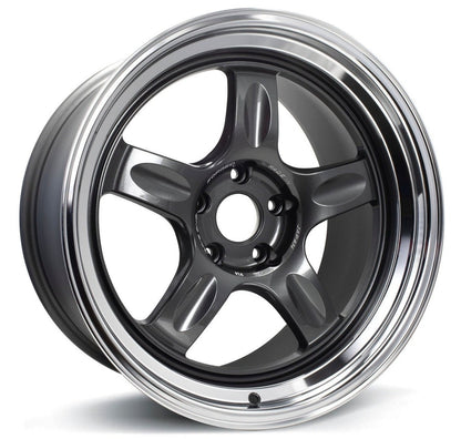 Volk Racing 21C - 18x10.5 +15 5x114.3 - Gunmetal / Rim DC *Set of 4*