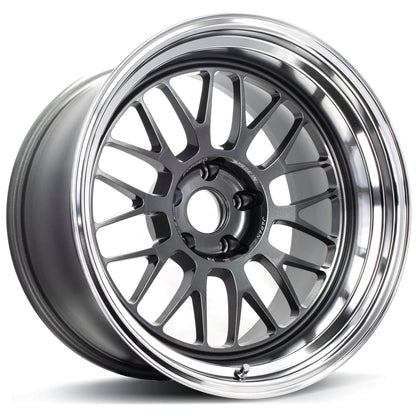 Volk Racing 21A - 18x9.5 / +22 / 5x120 - Dark Gunmetal / Rim DC *Set of 4*