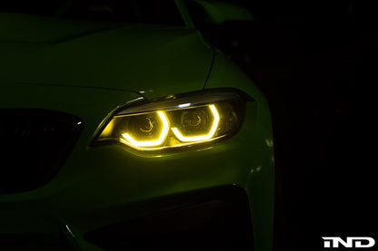 Motorsport+ F87 M2 CSL Style Yellow DRL LED Module Set