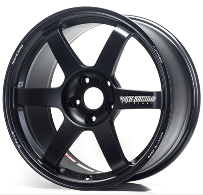 Volk Racing TE37 Saga S-Plus - 18x10 +8 / 18x11 +13 / 5x112 - Matte Black (G80 M3 / G82 M4 / G87 M2 Fitment) *Set of 4*