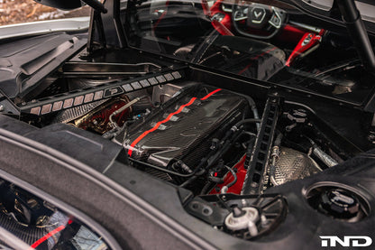 Eventuri Chevrolet C8 Corvette Black Carbon Engine Cover