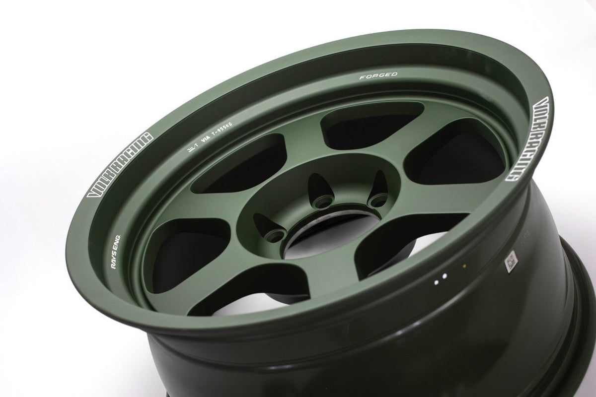 Volk Racing TE37XT M-Spec - 17x8.5 / -10 / 6x139.7 - Matte Dark Green *Set of 4*