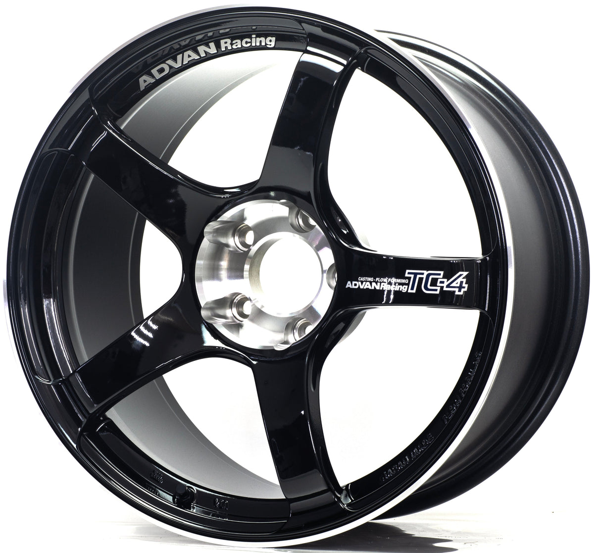 Advan TC-4 SE - 18x9.5 / +38 / 5x120 - Racing Gloss Black & Diamond Cut *Set of 4*
