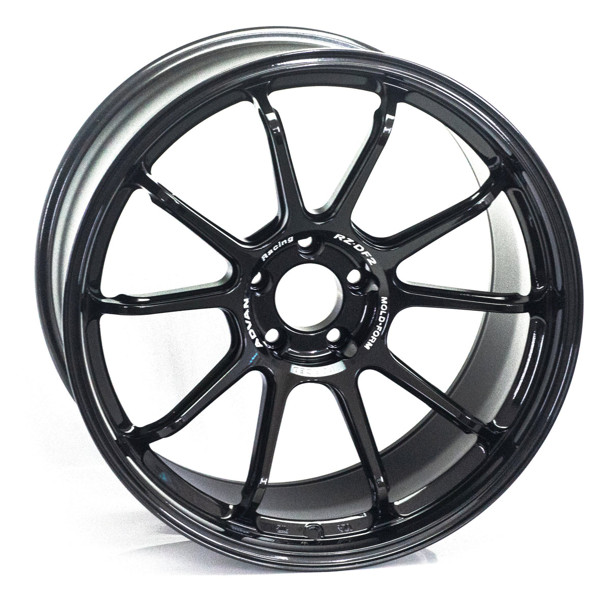 Advan RZ-DF2 - 19x9.5 +22 / 19x10.5 +32 / 5x120 - Racing Titanium Black (F80 M3 / F82 M4 / F87 M2 Fitment) *Set of 4*