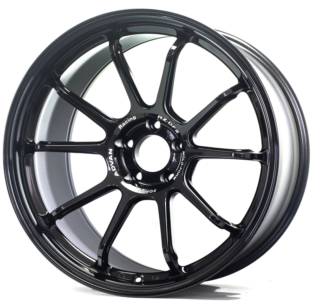 Advan RZ-DF2 - 19x9.5 +22 / 19x10.5 +32 / 5x120 - Racing Titanium Black (F80 M3 / F82 M4 / F87 M2 Fitment) *Set of 4*