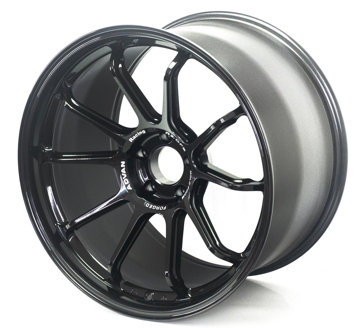 Advan RZ-DF2 - 19x9.5 +22 / 19x10.5 +32 / 5x120 - Racing Titanium Black (F80 M3 / F82 M4 / F87 M2 Fitment) *Set of 4*