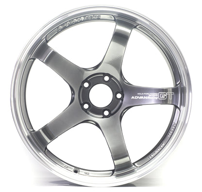 Advan Racing GT Beyond - 18x9.5 / +38 / 5x114.3 - Machining & Hyper Platinum Black *Set of 4*