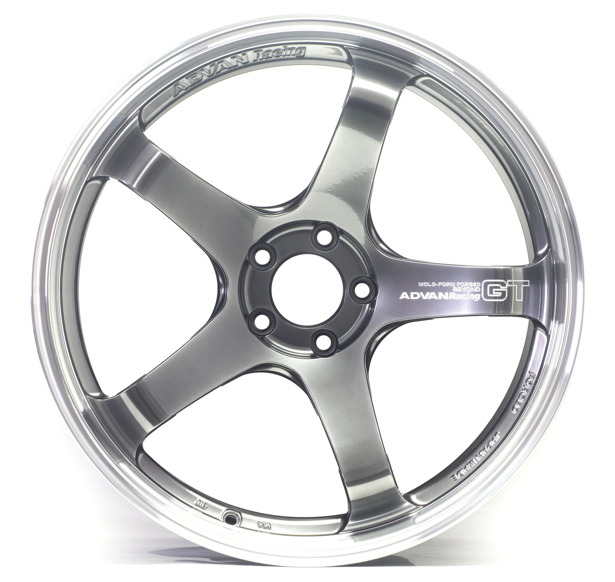 Advan Racing GT Beyond - 19x9.5 +15 / 20x10.5 +15 / 5x112 - Machining & Hyper Platinum Black (G80 M3 / G82 M4 / G87 M2 Fitment) *Set of 4*