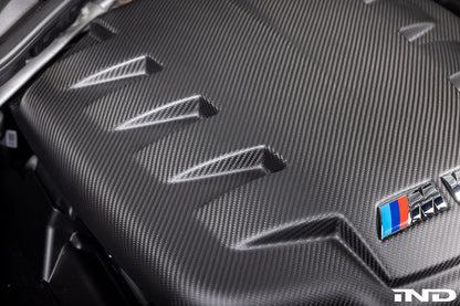 Eventuri BMW E9X M3 (S65) Black Carbon Inlet Plenum - Matte
