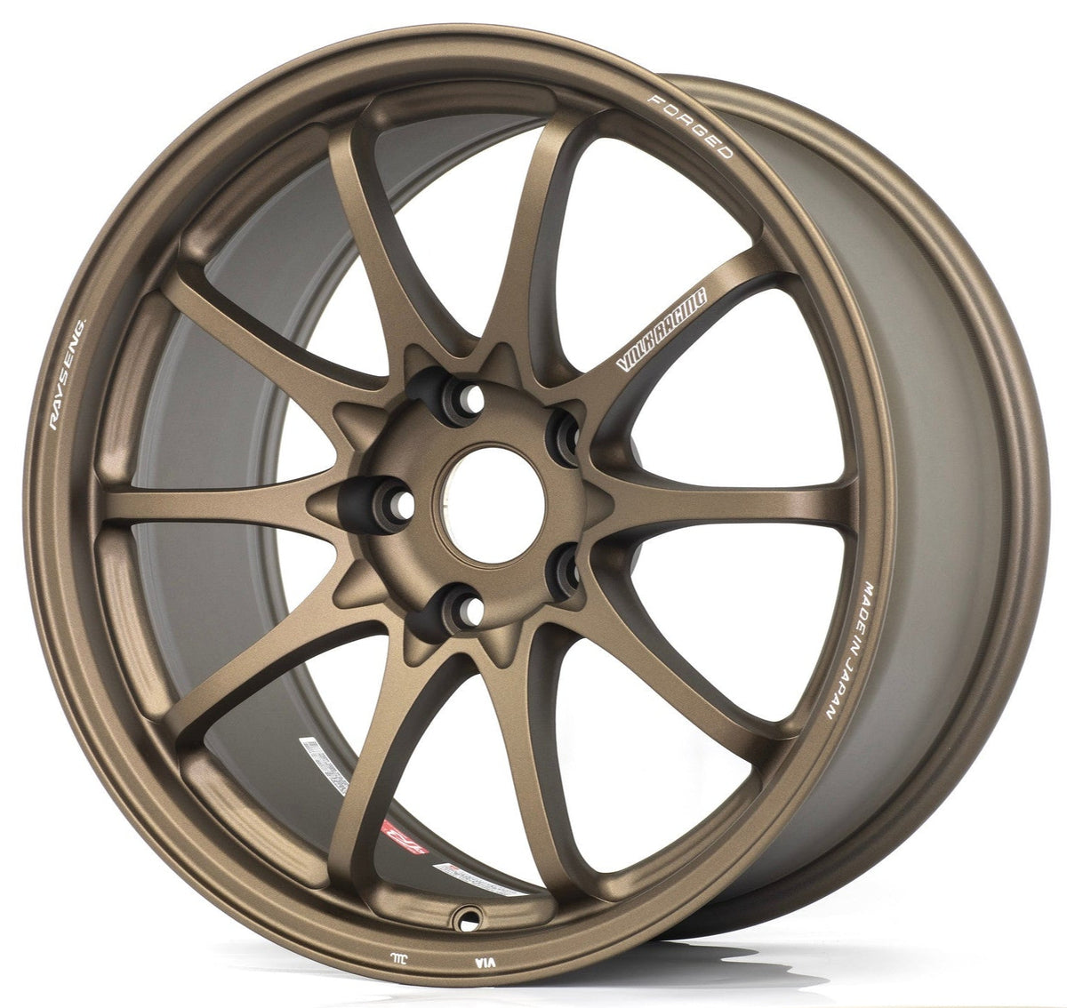 Volk Racing CE28N-Plus - 18x10.5 / +15 / 5x114.3 - Bronze Almite *Set of 4*