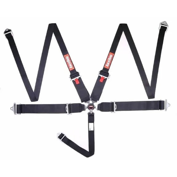 RaceQuip Black SFI CAMLOCK 5pt PD Lap HNR Seat Belt
