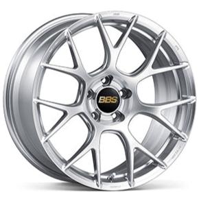 BBS RE-V7 18x8.5 5x120 ET36 Diamond Silver Wheel -82mm PFS/Clip Required