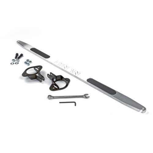 Dinan 92-99 BMW 323i/325i/328i/M3 (E36) Brushed Aluminum w/Carbon Inlays Shock Tower Brace - Rear