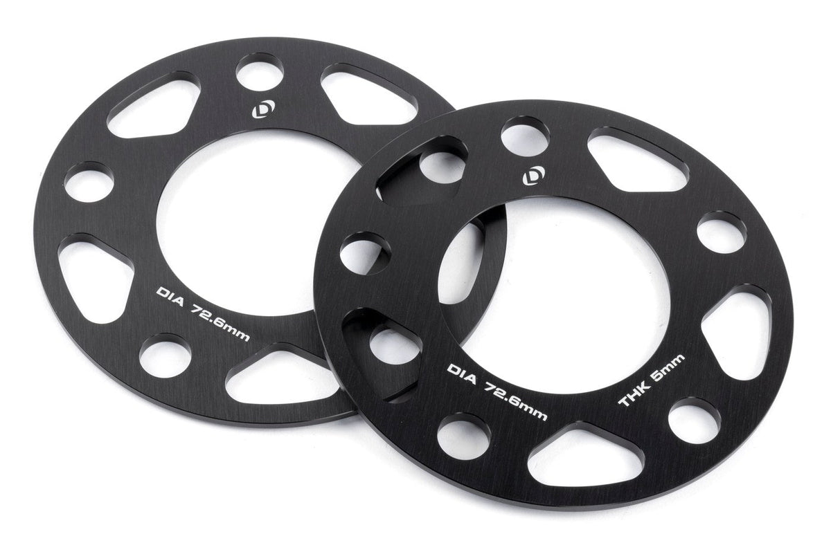 Dinan Wheel Spacers - 5x120 - 72.6mm CB - 5mm Thick (Set of 2)