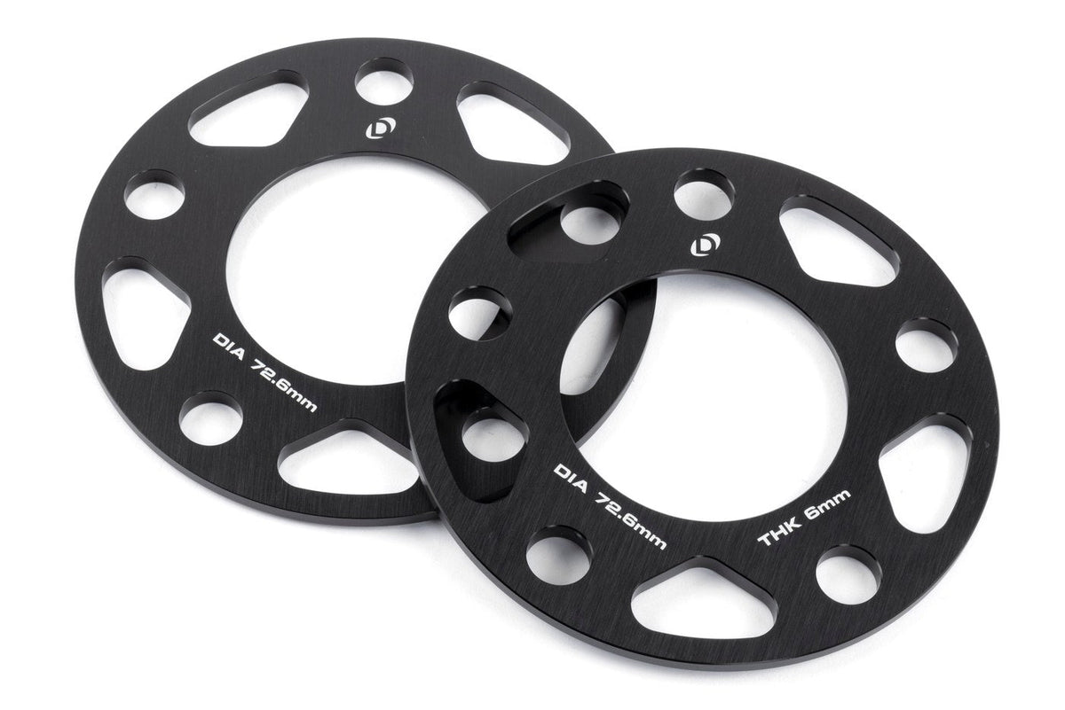 Dinan Wheel Spacers - 5x120 - 72.6mm CB - 6mm Thick (Set of 2)