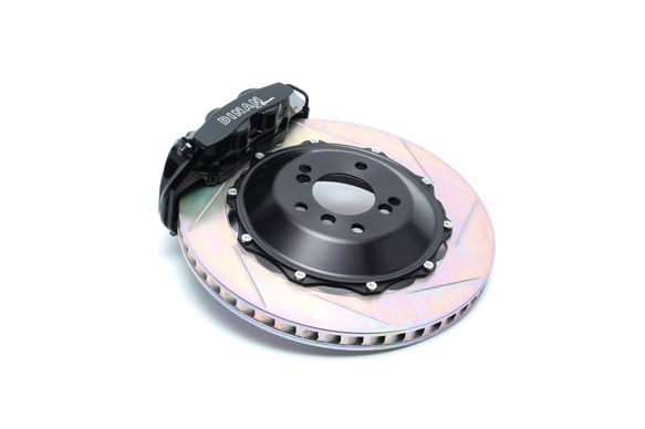 Dinan 12-20 BMW 3/4-Series (F30/F31/F32/F34/F36) Standard/Black Caliper/Slotted Brake Set - Rear