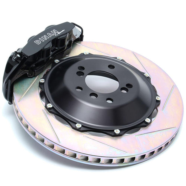 Dinan 06-10 BMW M5/M6 (E60/E63/E64) Black Caliper/Slotted Brake Set - Front