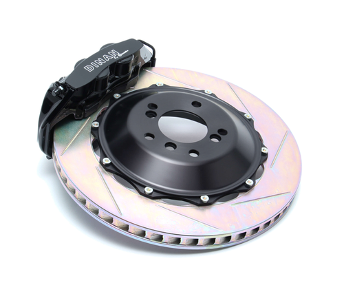 Dinan 08-13 BMW 1-Series (E82) Black Caliper/Slotted Brake Set - Rear