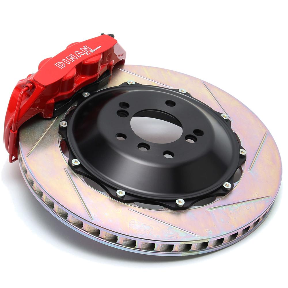 Dinan 06-08 BMW Z4 M (E85/E86) Red Caliper/Slotted Brake Set - Rear