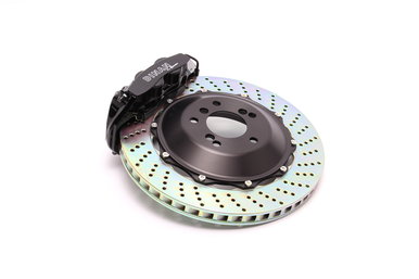 Dinan 06-13 BMW 3-Series (E90/E92/E93) Black Caliper/Drilled Brake Set - Rear (D290-0909-BD)