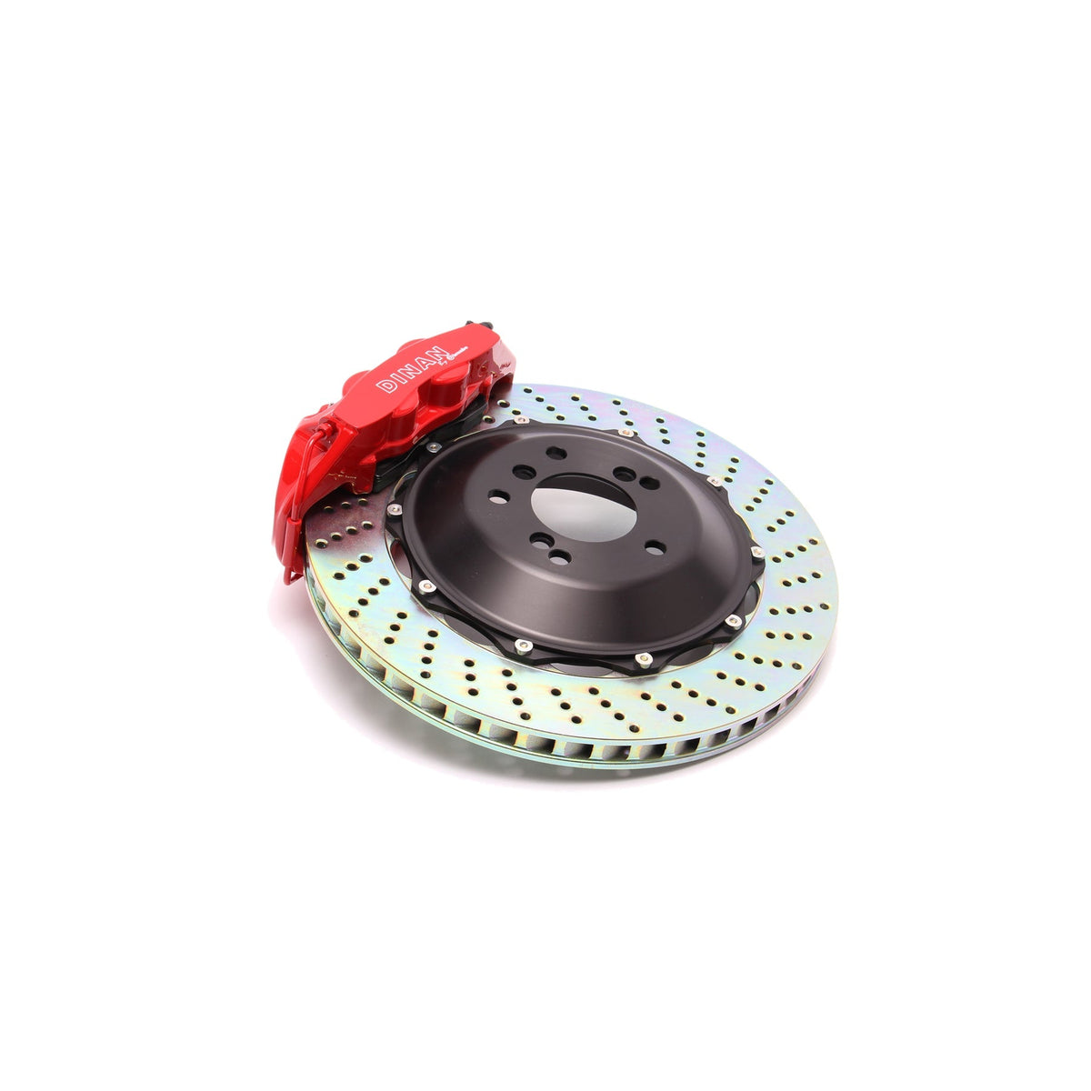Dinan 06-13 BMW 3-Series (E90/E92/E93) Red Caliper/Drilled Brake Set - Rear (D290-0909-RD)