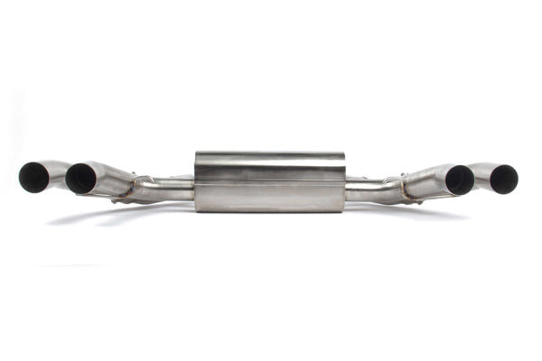 Dinan 20-25 BMW X3 M/X4 M (F97/F98) Free Flow Axleback Exhaust System - Polished Tips