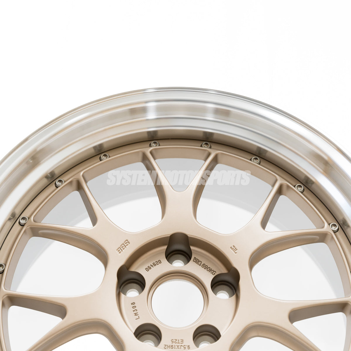 BBS LM-R - 19x9.5 / +25 / 5x114.3 - Citrine Gold w/ Bright Cut Lip (GR Corolla Fitment) *Set of 4*