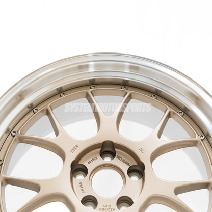 BBS LM-R - 19x9.5 / +25 / 5x114.3 - Citrine Gold w/ Bright Cut Lip (GR Corolla Fitment) *Set of 4*