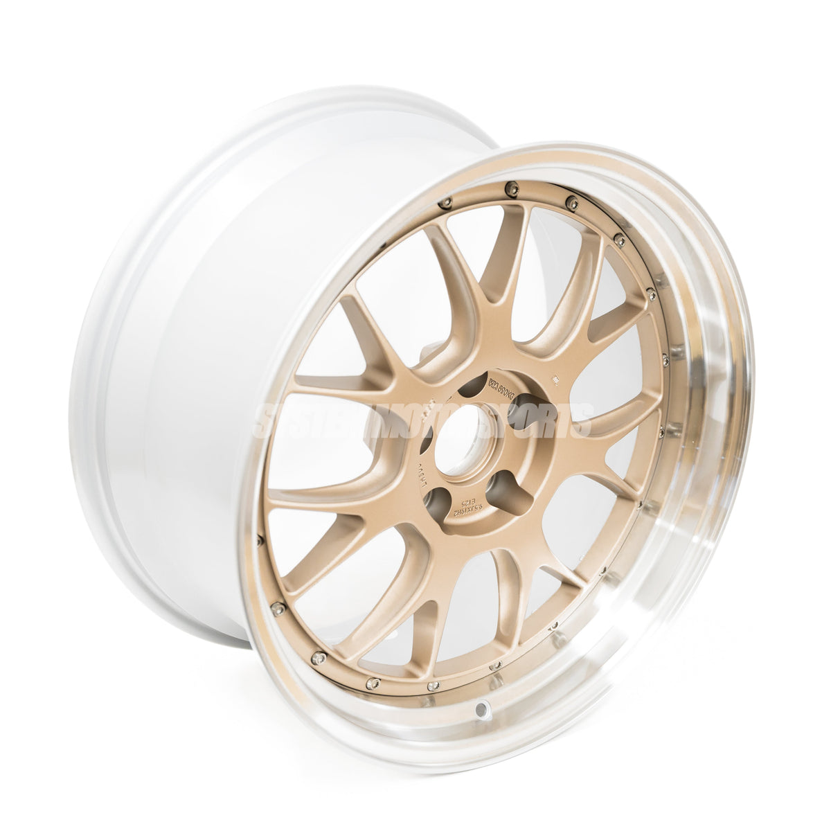 BBS LM-R - 19x9.5 / +25 / 5x114.3 - Citrine Gold w/ Bright Cut Lip (Tesla Model 3/Y Fitment) *Set of 4*