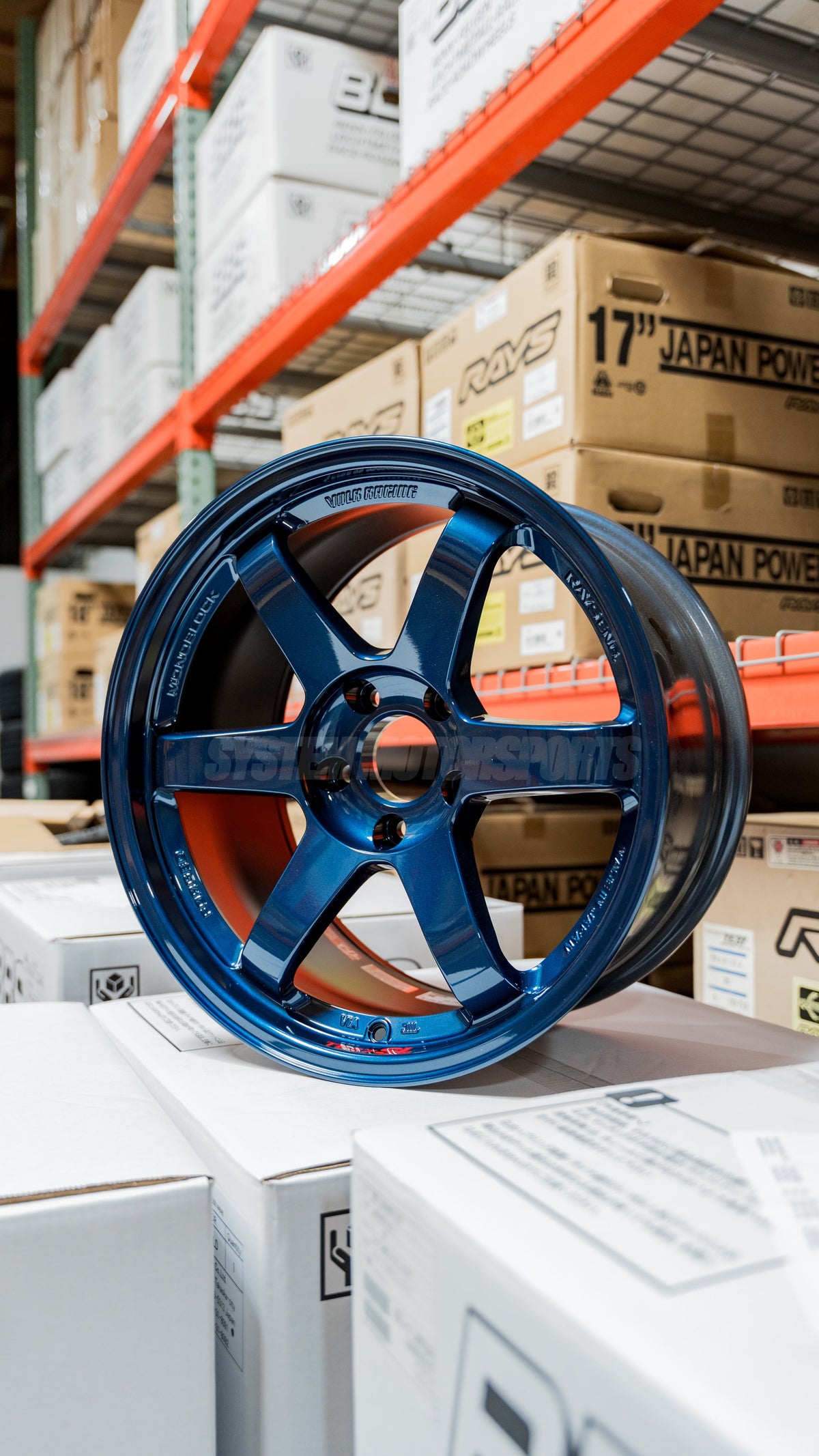 Volk Racing TE37SL - 18x9.5 / +12 / 5x114.3 - Mag Blue *Set of 4*