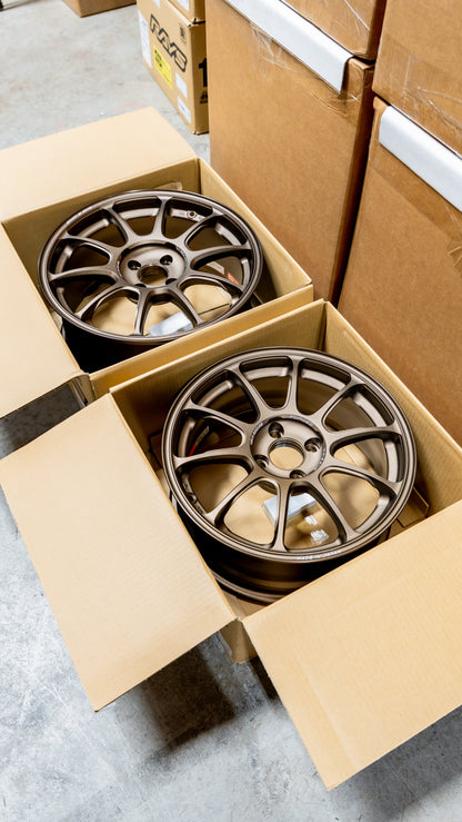 Volk Racing ZE40 Competition - 16x7 +31 / 17x8 +35 / 4x100 - Bronze Almite (Lotus Elise / Exige Fitment) *Set of 4*
