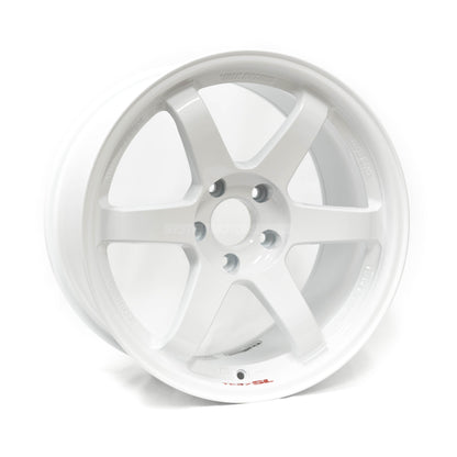 Volk Racing TE37SL - 18x9.5 +22 / 18x10.5 +15 / 5x114.3 - Dash White *Set of 4*