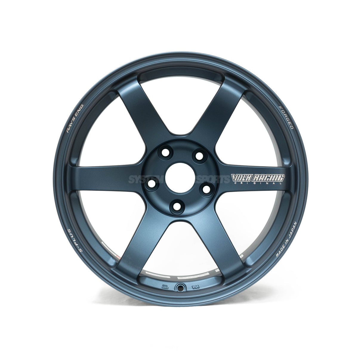 Volk Racing TE37 Saga S-Plus - 18x10 / +34 / 5x120 - Matte Blue Gunmetal *Set of 4*