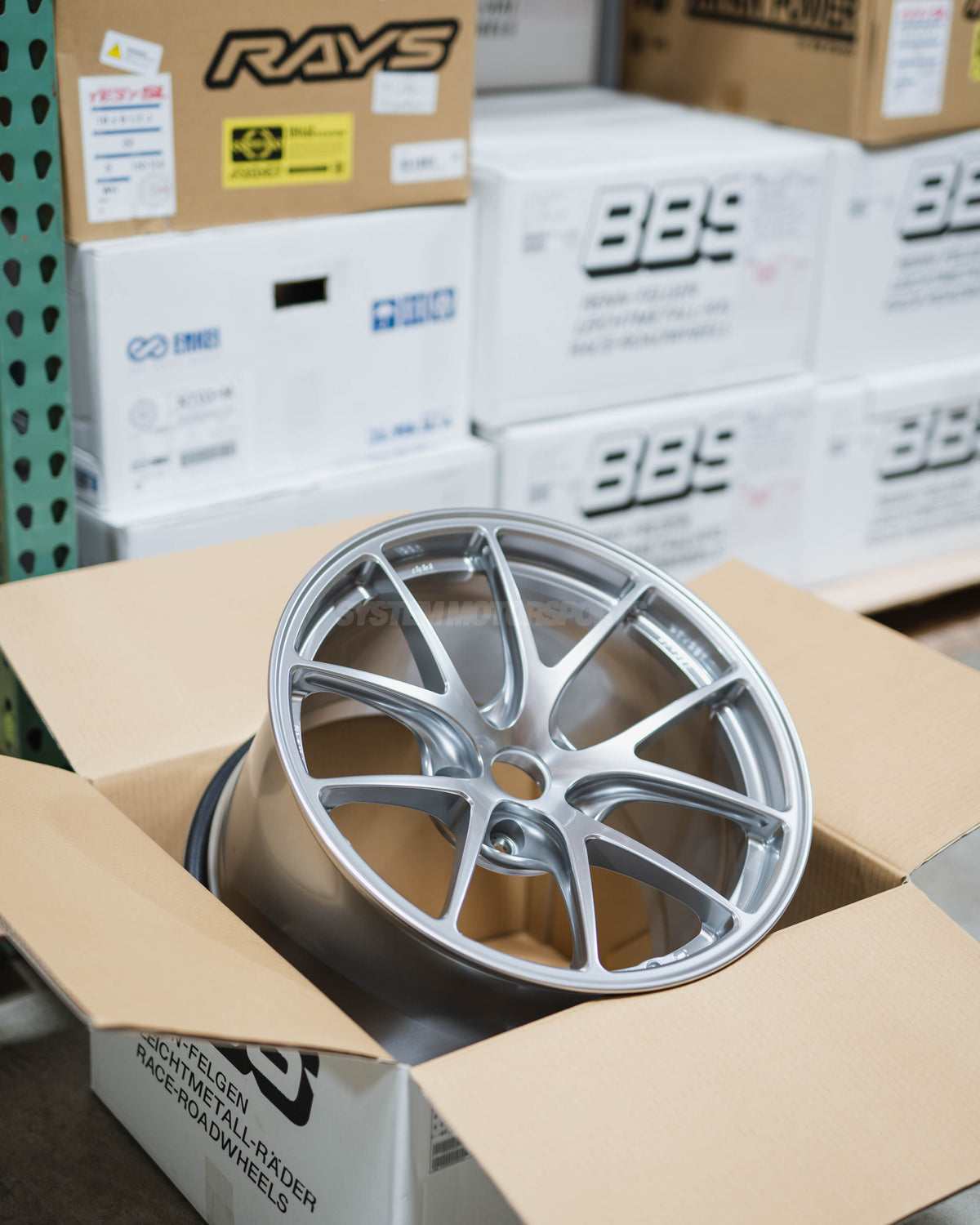 BBS RI-A - 18x10 / +25 / 5x120 - Diamond Silver (E90 M3 / E92 M3 / E93 M3 / E46 M3 / F80 M3 / F82 M4 / F87 M2 Fitment) *Set of 4*