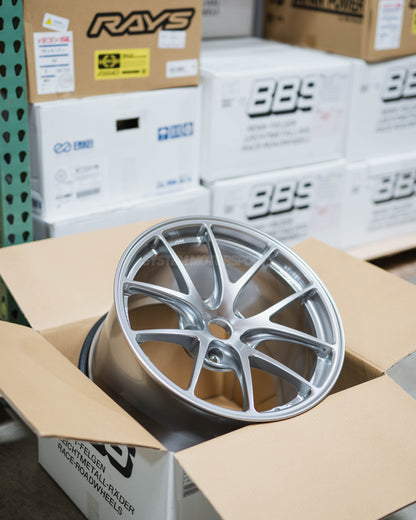 BBS RI-A - 18x10 / +25 / 5x120 - Diamond Silver (E90 M3 / E92 M3 / E93 M3 / E46 M3 / F80 M3 / F82 M4 / F87 M2 Fitment) *Set of 4*