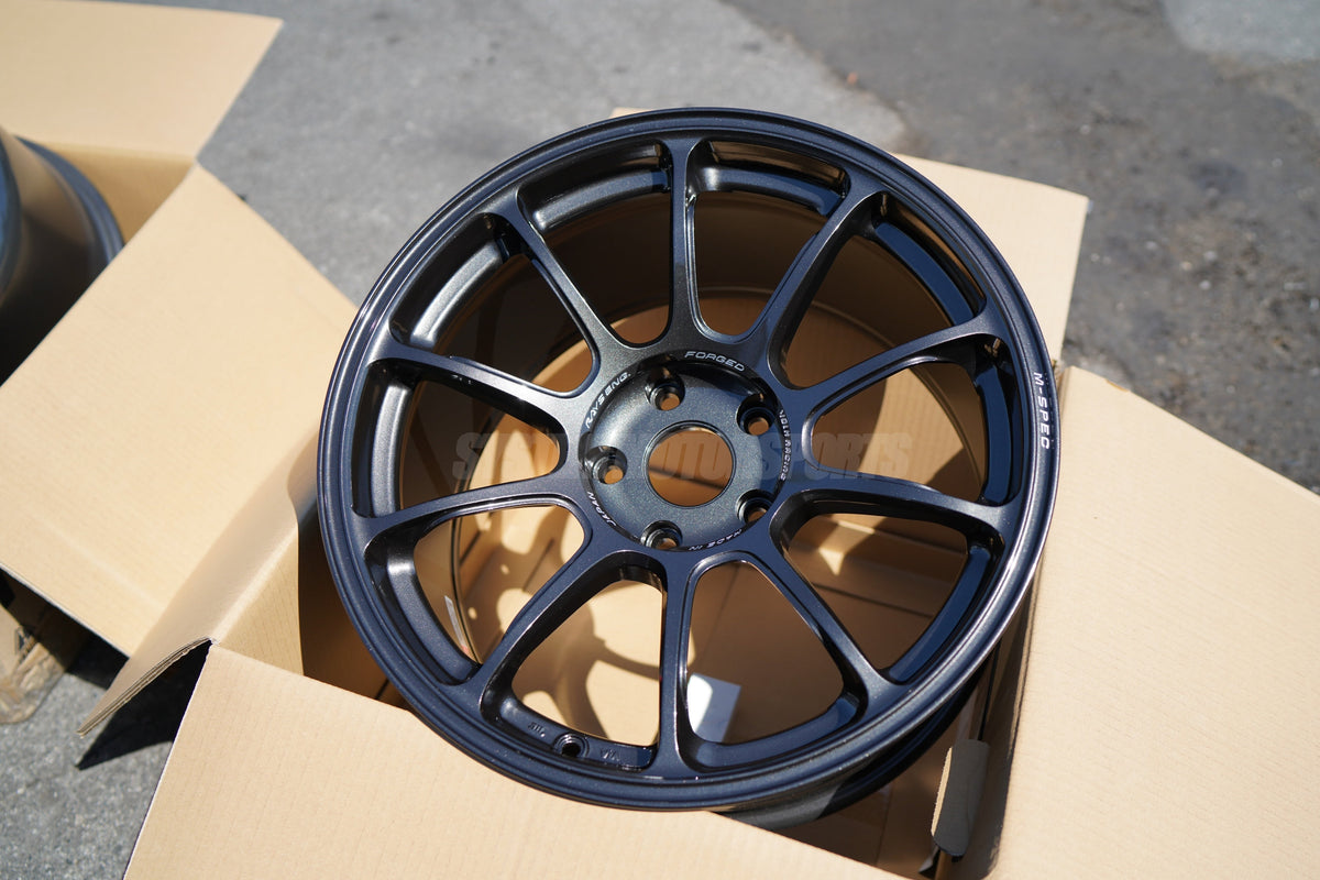 Volk Racing ZE40 M-Spec - 18x9.5 / +21 / 5x114.3 - Diamond Dark Gunmetal *Set of 4*