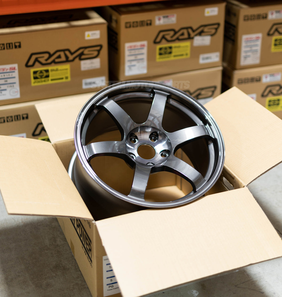 Volk Racing TE37 Saga SL - 18x9.5 / +45 / 5x100 - Pressed Graphite *Set of 4*