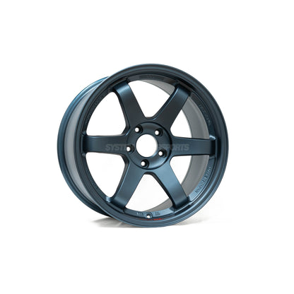 Volk Racing TE37SL - 18x10.5 / +15 / 5x114.3 - Matte Blue Gunmetal *Set of 4*