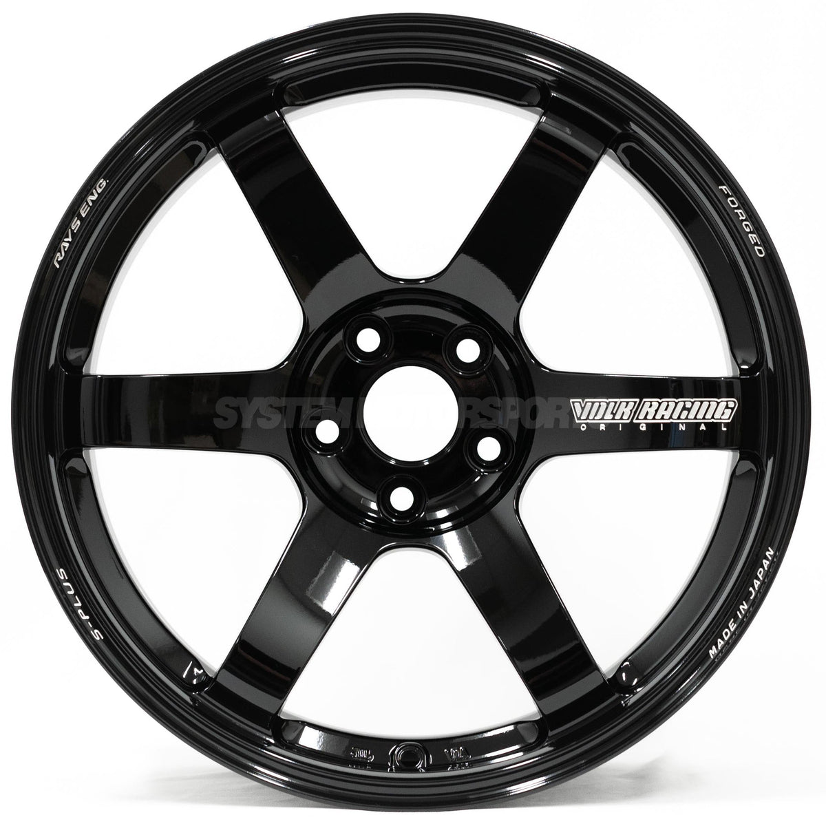 Volk Racing TE37 Saga S-Plus - 18x9.5 +20 / 18x10.5 +20 / 5x120 - Gloss Black (E90 M3 / E92 M3 / E93 M3 Fitment) *Set of 4*