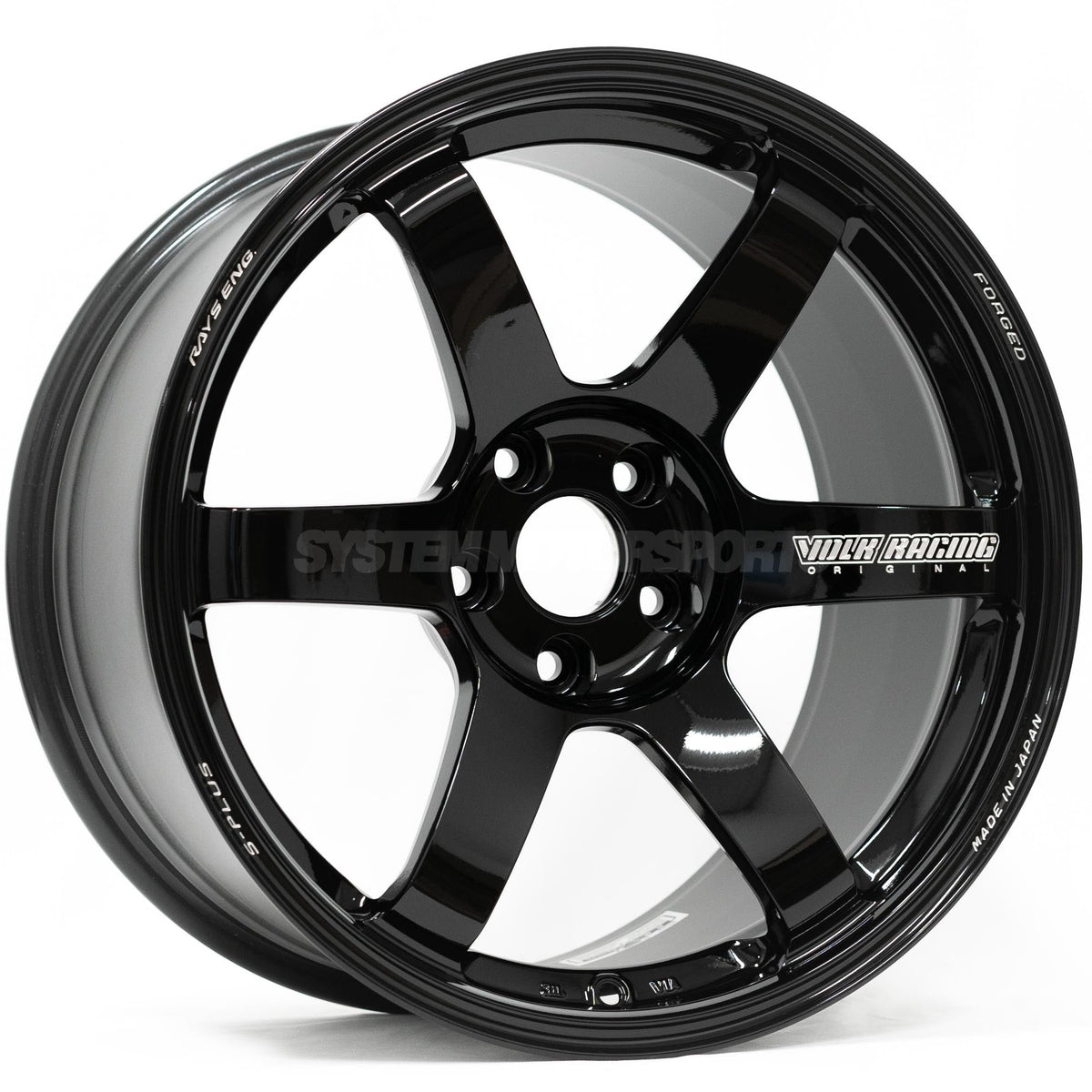 Volk Racing TE37 Saga S-Plus - 18x9.5 +20 / 18x10.5 +20 / 5x120 - Gloss Black (E90 M3 / E92 M3 / E93 M3 Fitment) *Set of 4*