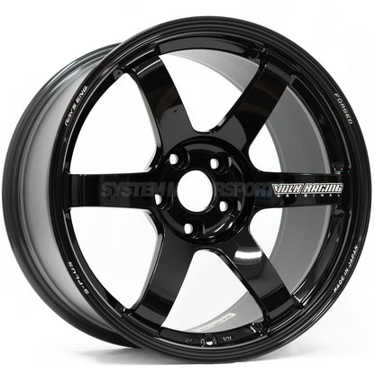 Volk Racing TE37 Saga S-Plus - 18x9.5 +20 / 18x10.5 +20 / 5x120 - Gloss Black (E90 M3 / E92 M3 / E93 M3 Fitment) *Set of 4*