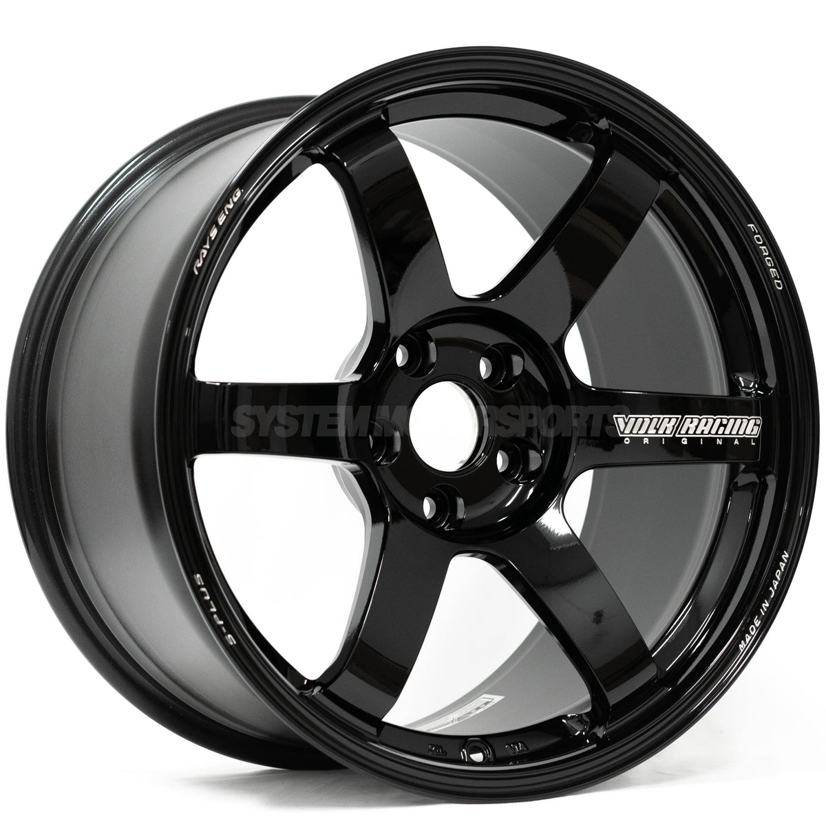 Volk Racing TE37 Saga S-Plus - 18x9.5 +20 / 18x10.5 +20 / 5x120 - Gloss Black (E90 M3 / E92 M3 / E93 M3 Fitment) *Set of 4*
