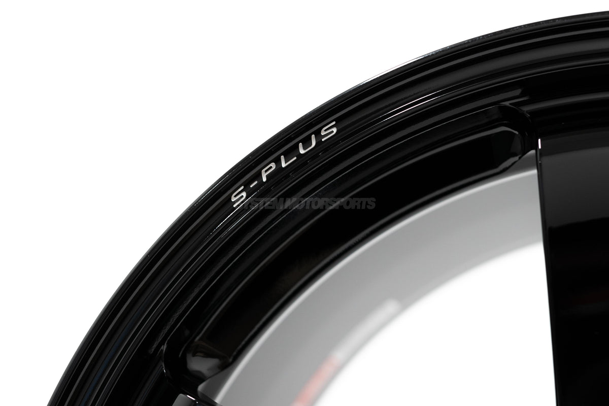 Volk Racing TE37 Saga S-Plus - 18x9.5 / +27 / 5x114.3 - Gloss Black (Tesla Model 3 Fitment) *Set of 4*