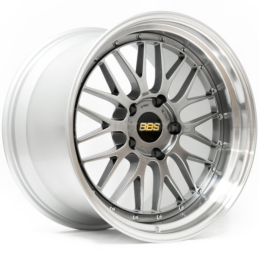 BBS LM - 19x8.5 +50 / 19x12 +44 / 5x130 - Diamond Black w/ Diamond Cut Rim *Set of 4*