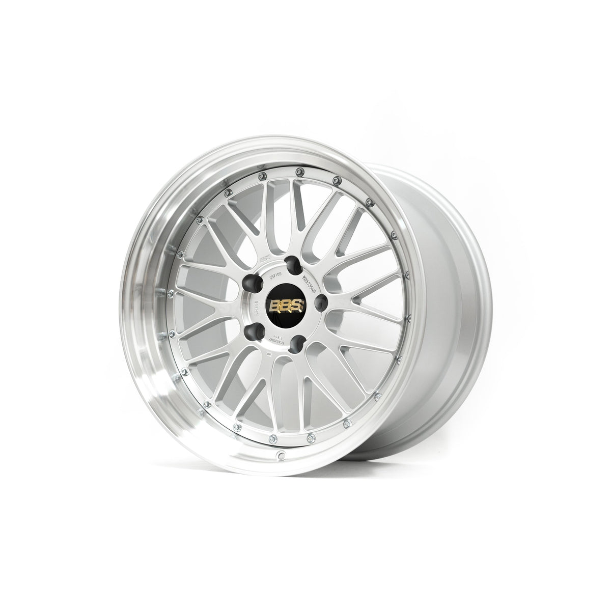 BBS LM - 19x8.5 +50 / 19x11 +63 / 5x130 - Diamond Silver w/ Diamond Cut Rim *Set of 4*