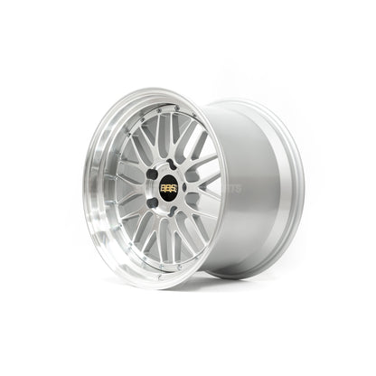 BBS LM - 19x8.5 +50 / 19x11 +63 / 5x130 - Diamond Silver w/ Diamond Cut Rim *Set of 4*