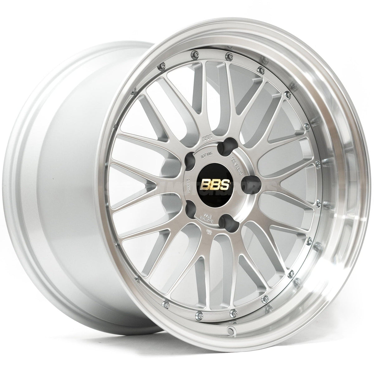 BBS LM - 19x8.5 +50 / 19x10 +45 / 5x130 - Diamond Silver w/ Diamond Cut Rim *Set of 4*