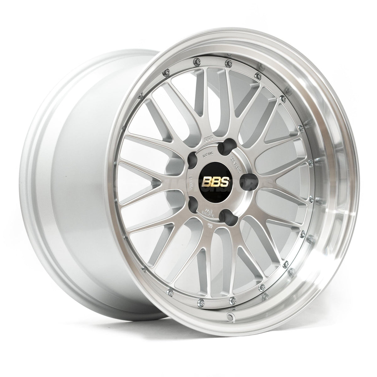 BBS LM - 20x8.5 +30 5x112, Diamond Silver w/ Diamond Cut Rim (LM422DSPK)