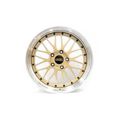 BBS LM - 19x9.5 +23 / 19x11 +35 / 5x112 - Gold w/ Diamond Cut Rim (A9x MKV Supra Fitment) *Set of 4*