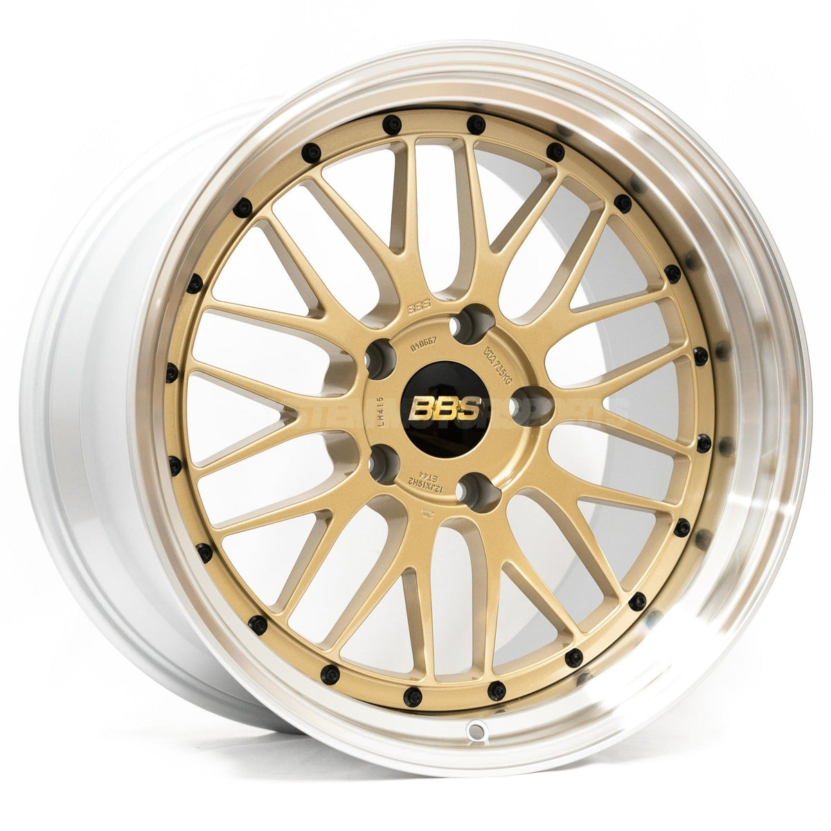 BBS LM - 18x10 / +20 / 5x114.3 - Gold w/ Diamond Cut Rim *Set of 4*